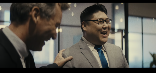 An actor portraying Jho Low.