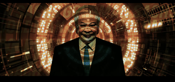 An AI-generated image of Najib.