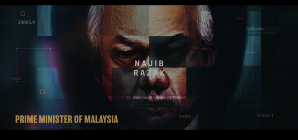 An AI-generated image of Najib.