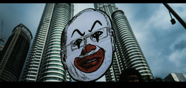 Fahmi Reza's caricature of Najib Razak.