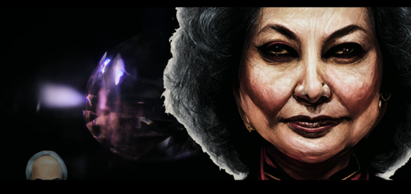 An AI-generated image of Rosmah Mansor.