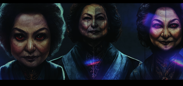 An AI-generated image of Rosmah Mansor.