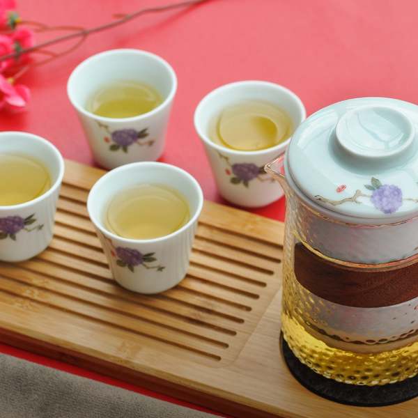 Hydrangea Blooming Tea Set