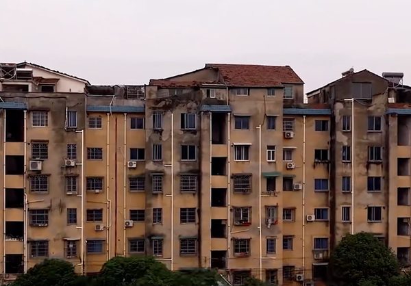 The elderly couple's flat, which they were tricked into signing over.