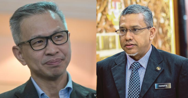 Tony Pua (left) & Mohamed Hanipa Maidin (right)