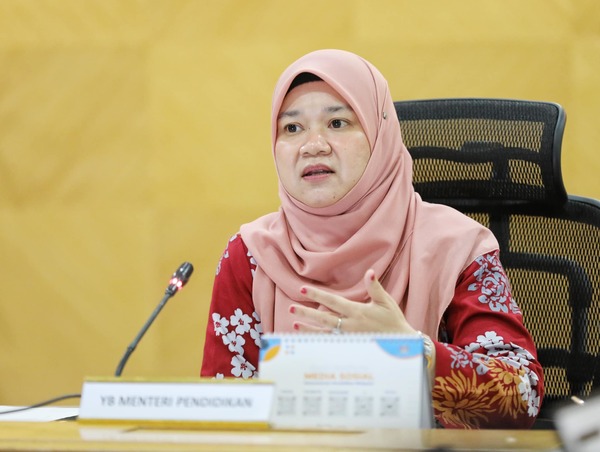 Education Minister Fadhlina Sidek.