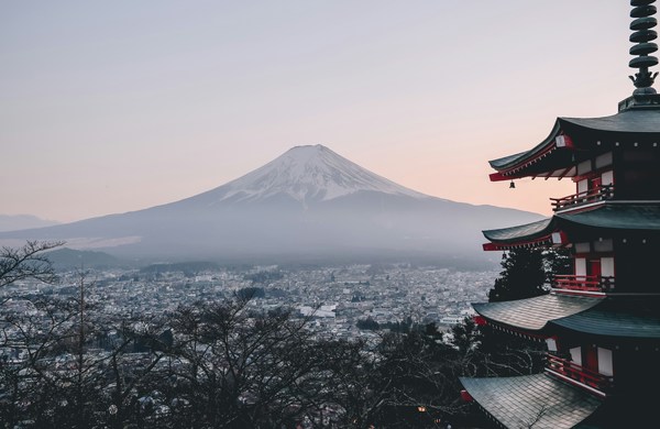 Chureito Pagoda, Fujiyoshida-shi, Japan.