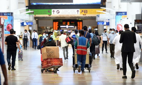 Kuwait International Airport.