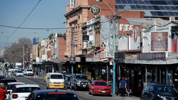 Jalan di High Street, Melbourne mendapat tempat pertama dalam senarai.