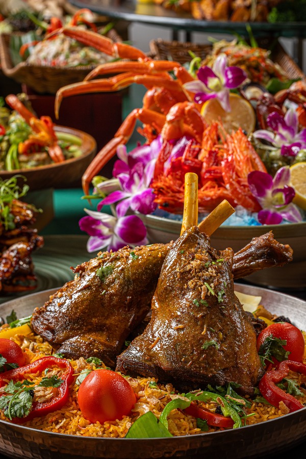 Australian Lamb Shank Briyani and Seafood Platter