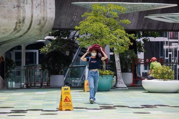 Zero Shadow Day in Bangkok, Thailand.