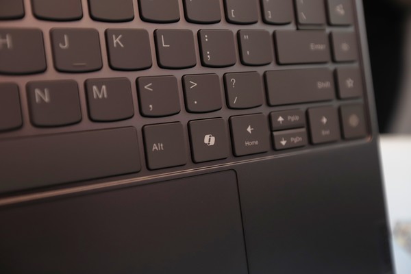 Copilot key on the Lenovo Yoga 7i 2-in-1.