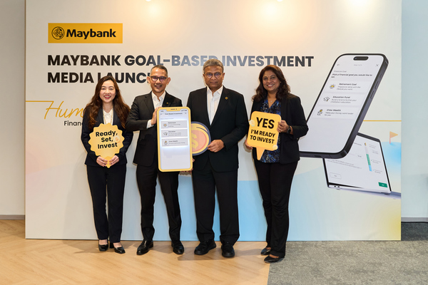 From left: Joanne Lee, Strategic Programme Director, Maybank; Syed Ahmad Taufik Albar, Group CEO of Community Financial Services, Maybank; Datuk Hamirullah Boorhan, Head of Community Financial Services Malaysia, Maybank; Kalyani Nair, Group Chief Digital Officer, Maybank.