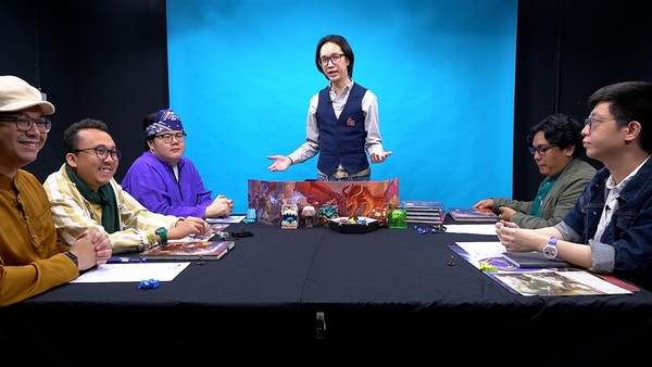 Game Master Gray Ham hosting a session with 'Dungeons & Dragons' newbies.