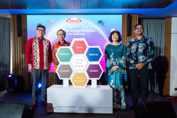 Takeda launched its dengue vaccine in Malaysia at One World Hotel on 11 June.