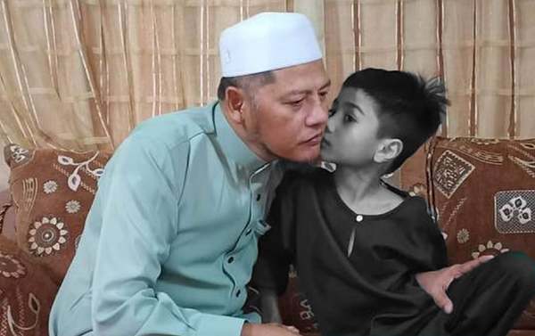 The grandfather of murdered six-year-old Zayn Rayyan Abdul Matiin.