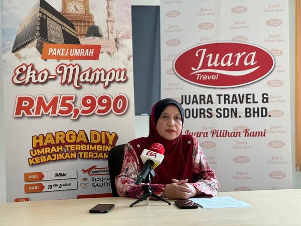 Pengarah Urusan Juara Travel & Tours Sdn Bhd, Rosnah Wagino