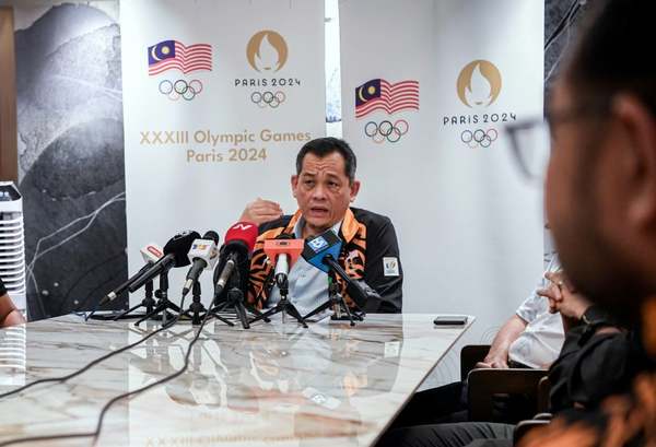 Malaysia's chef de mission to Paris Olympics Datuk Hamidin Mohd Amin.