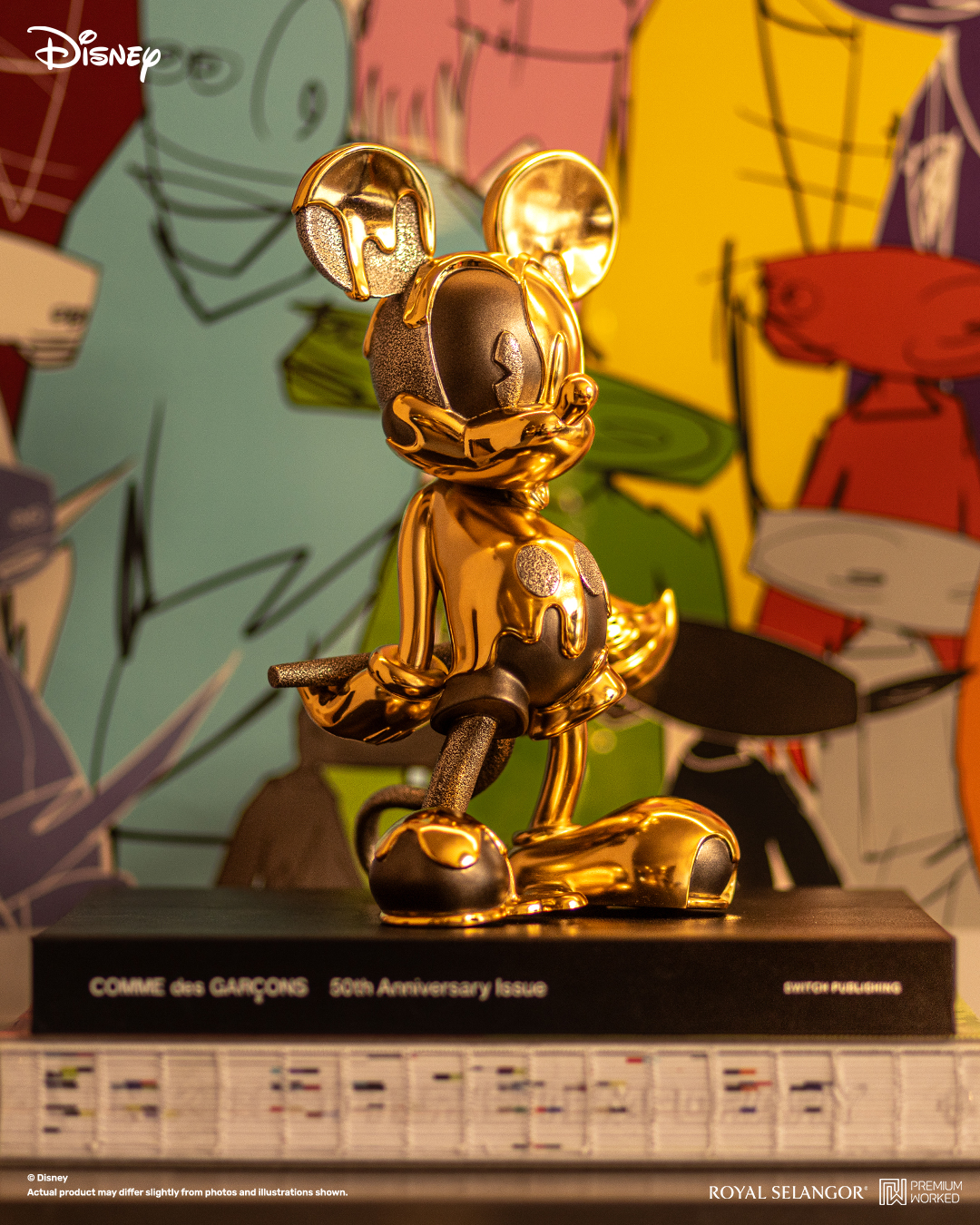 This Rare Mickey Mouse Figure Is Made Out Of 24K Gold & Pewter — And It ...