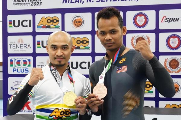 Azizulhasni Awang dan Muhammad Shah Firdaus Sahrom.