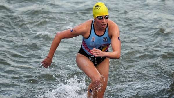 Belgium's Claire Michel pulled out of the mixed relay triathlon after falling sick.