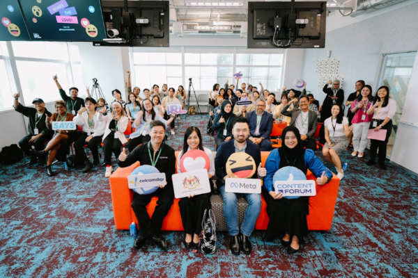 Content creators and programme partners at the Creators IRL launch event.