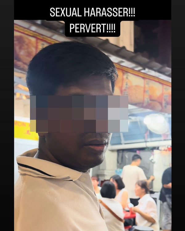 Ashiqeen shared a photo of the man who allegedly harassed her on Instagram.