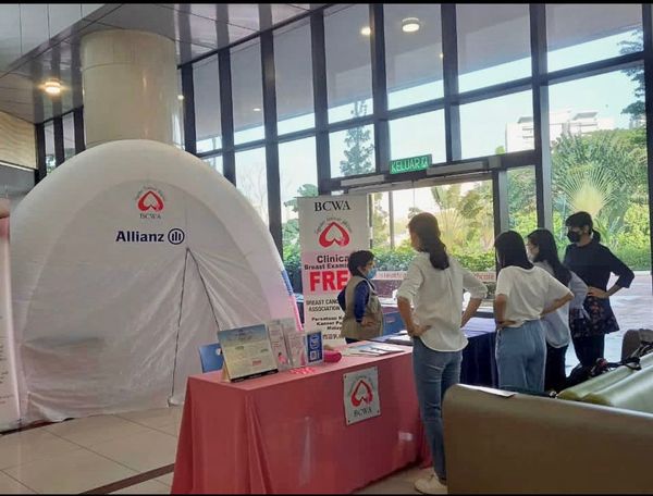 BCWA Malaysia often travels around the country with their inflatable mobile clinics to perform CBEs for free.