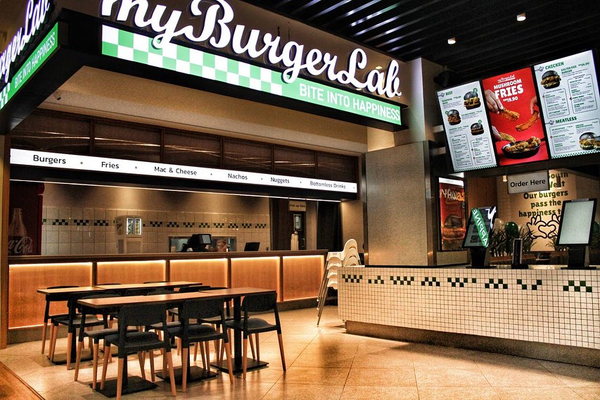 A myBurgerLab outlet in KL East Mall.