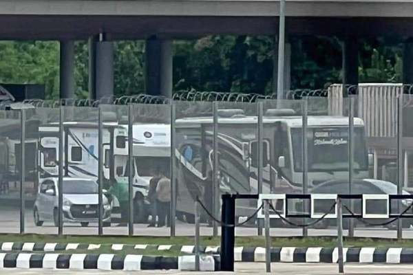 Two motorhomes linked to GISB were allegedly driven to the Bukit Kayu Hitam border checkpoint yesterday to renew their International Circulation Permits (ICP).