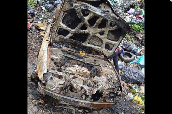 Sabri's car was found burned in Belantik, Sik.