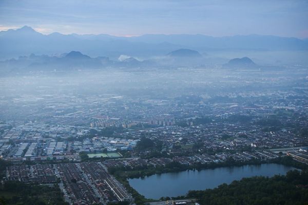 A general view of Ipoh taken from the top of Bukit Kledang, 20 June 2024.