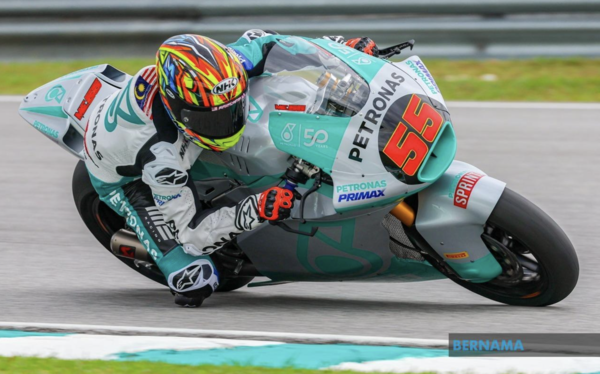 Pelumba Moto2 negara, Muhammad Helmi Azman dari PETRONAS MIE Racing RW.