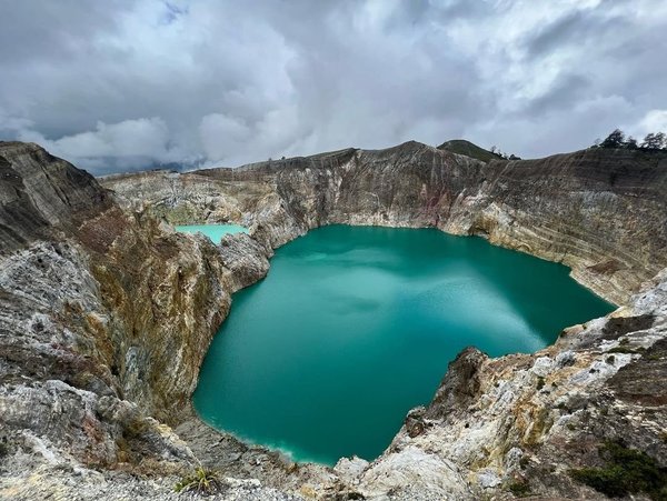 Kelimutu volcano.