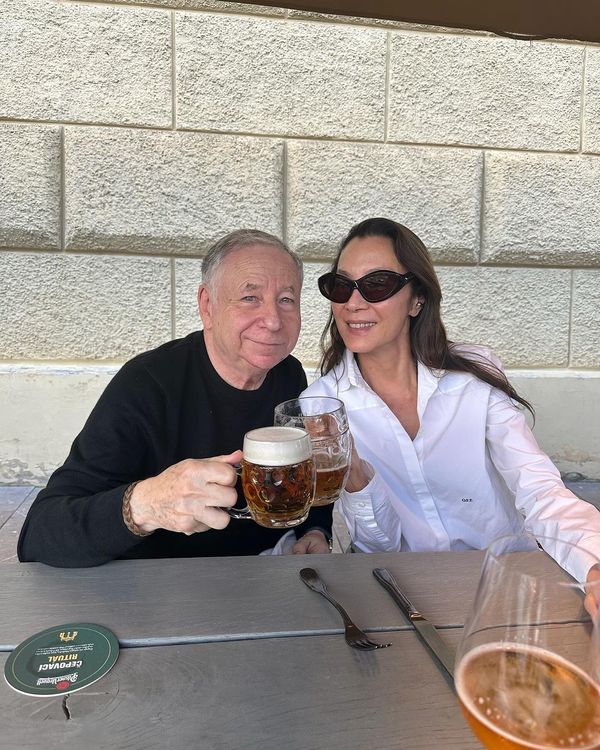 Yeoh with her husband, Jean Todt.