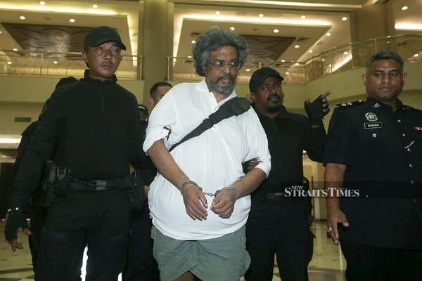 The accused, Deanesh Narayanan Nair, at court today, 26 November.