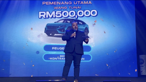 Juara Calpis Soda OIAM bakal membawa pulang sebuah kereta jenis Peugeot 408 GT.