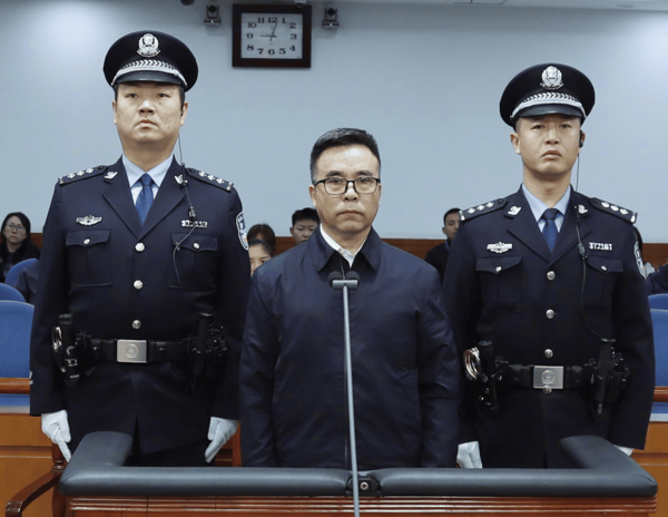 Liu during his trial.