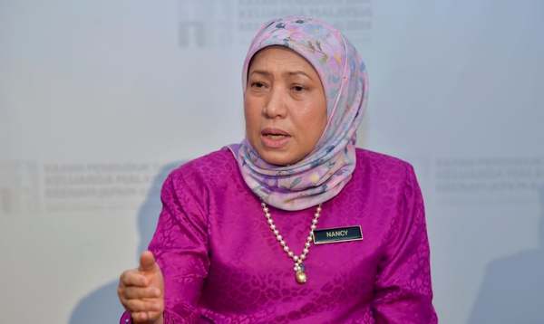 Women, Family, and Community Development Minister Datuk Seri Nancy Shukri.