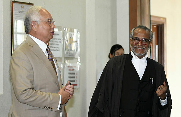 File photo of Najib and Shafee.