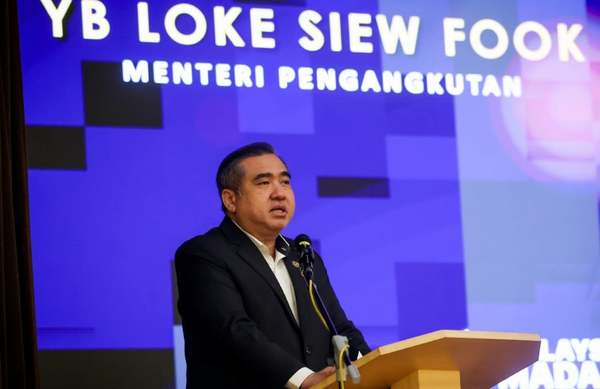 Transport Minister Anthony Loke.