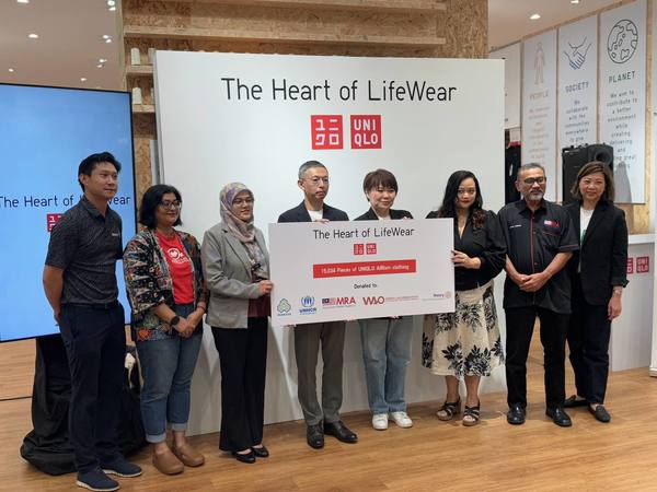 Antara penerima manfaat 'The Heart of LifeWear' termasuklah UNHCR, Malaysian Relief Agency, Women’s Aid Organisation, Perkeso dan Rotary Club of Kuching Central.