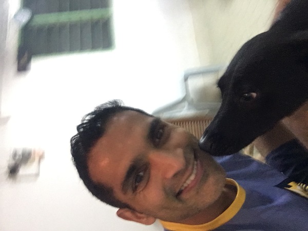 When he's not training or working, David, who lives in Subang, enjoys spending time with his two dogs, Puma and Bobby.