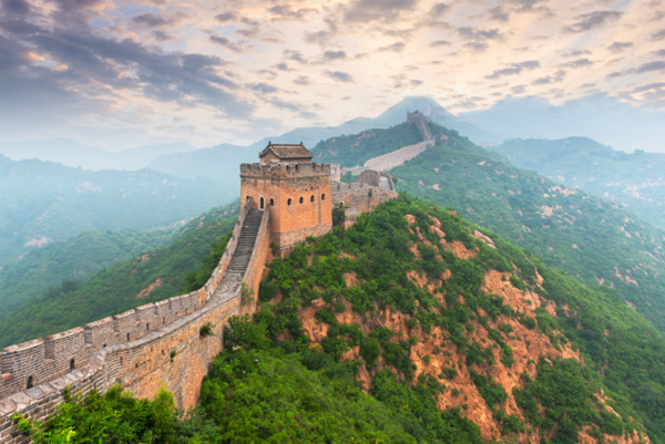 The Great Wall of China in Beijing.