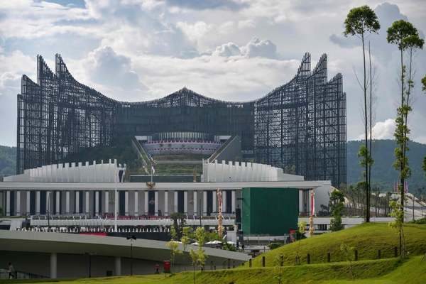 Istana Presiden di Ibu Kota Nusantara menggabungkan ciri binaan yang menampilkan aspirasi moden dan warisan budaya.