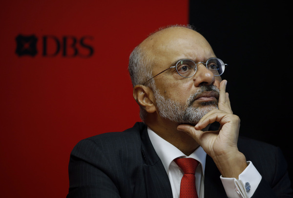 Outgoing DBS CEO Piyush Gupta.