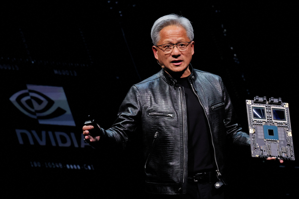 Nvidia CEO Jensen Huang photographed on 2 June 2024.