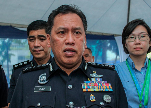 Kuala Lumpur police chief Datuk Seri Rusdi Mohd Isa.