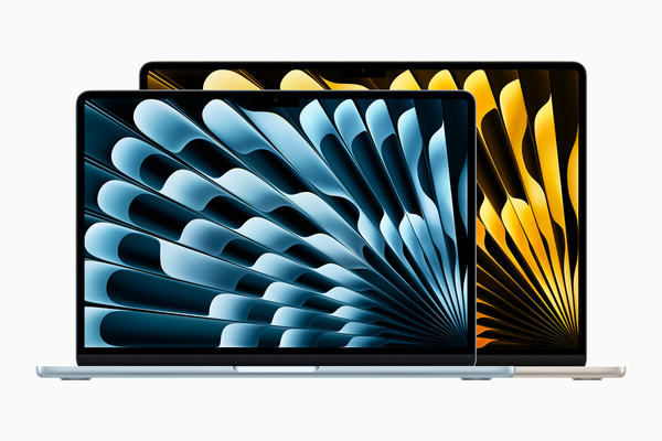 The new MacBook Air comes in two sizes: 13-inch and 15-inch.