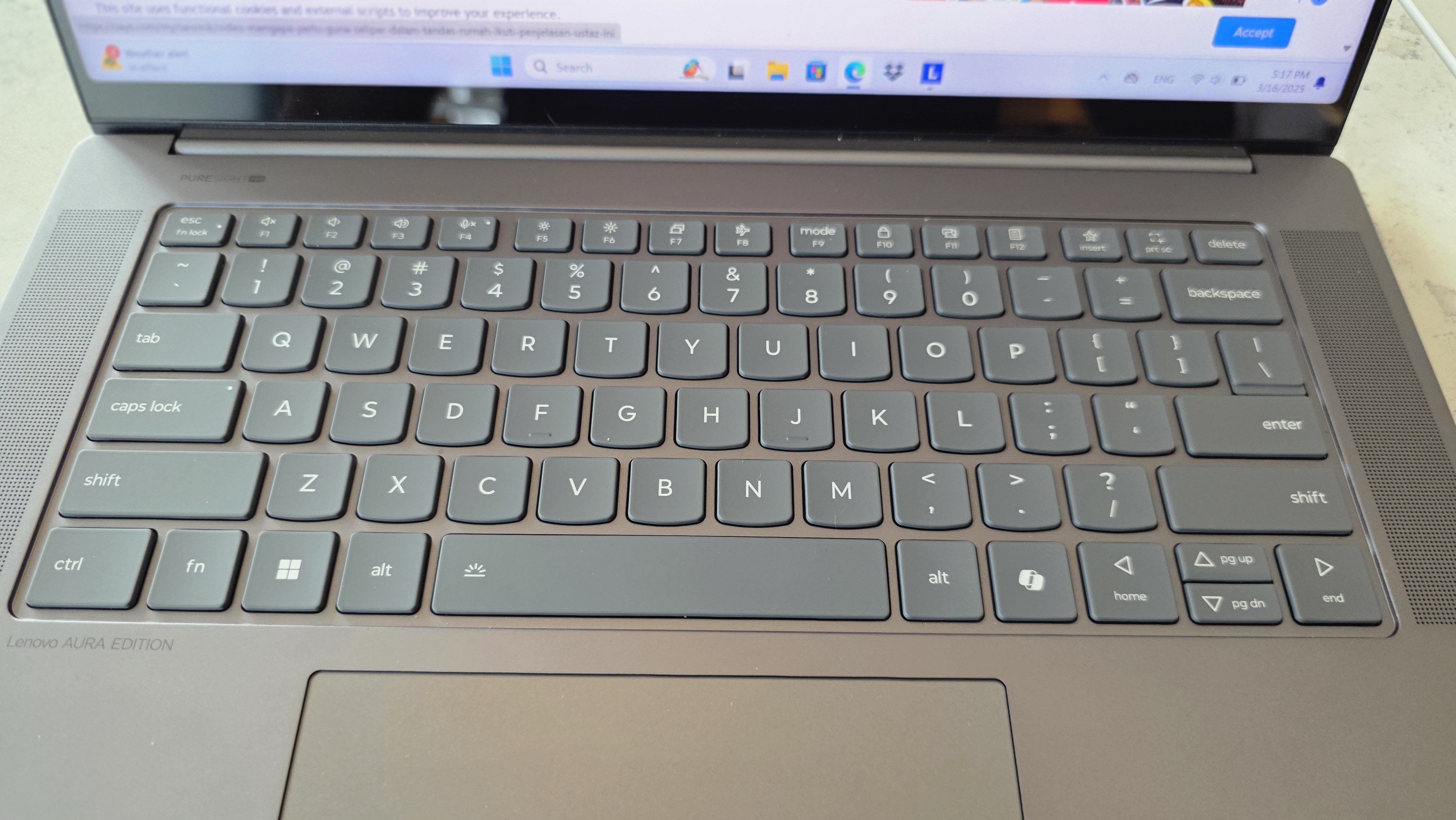 The keyboard, however, feels awkward.